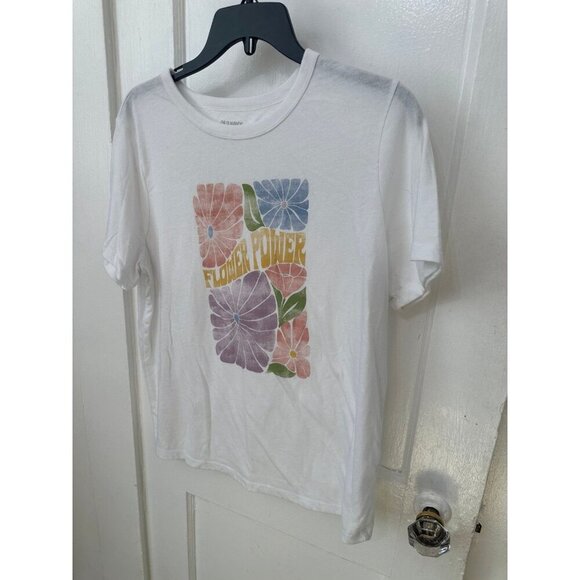 Old Navy every wear women’s size large flower power shirt - Picture 2 of 7